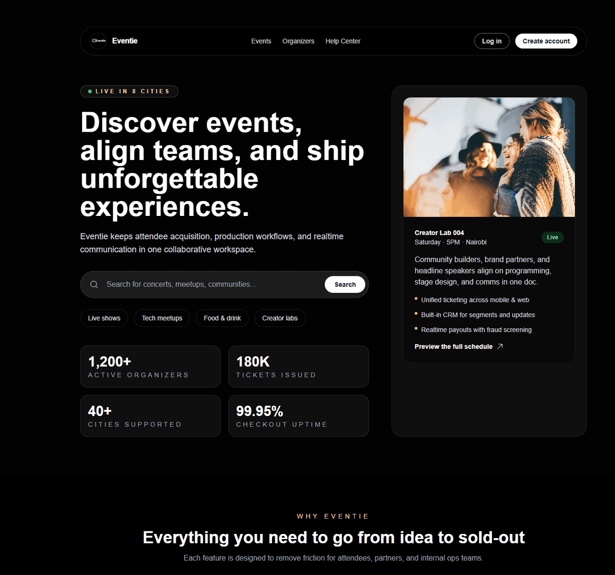 Events Ticketing Platform
